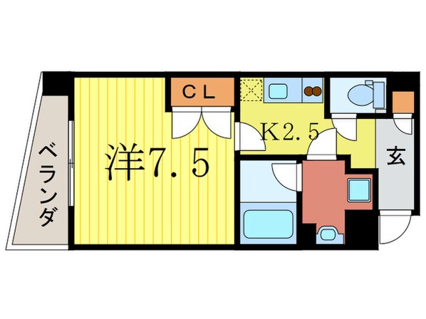 HF烏丸鞍馬口レジデンスの物件間取画像